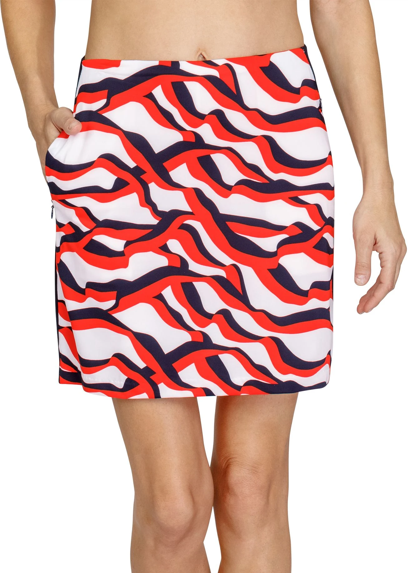 Tail Women's Angela 18" Golf Skort Deco Wave 3 Tail Women's Angela 18" Golf Skort Deco Wave