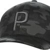 PUMA Men's P 110 Floral Snapback Golf Hat Black -Golf Apparel Shop unnamed file 7808