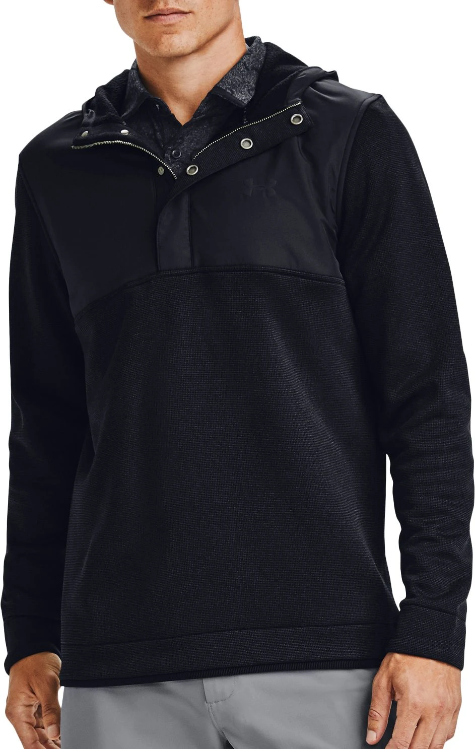 Under Armour Men's Storm SweateFleece Golf Hoodie Black 3 Under Armour Men's Storm SweateFleece Golf Hoodie Black