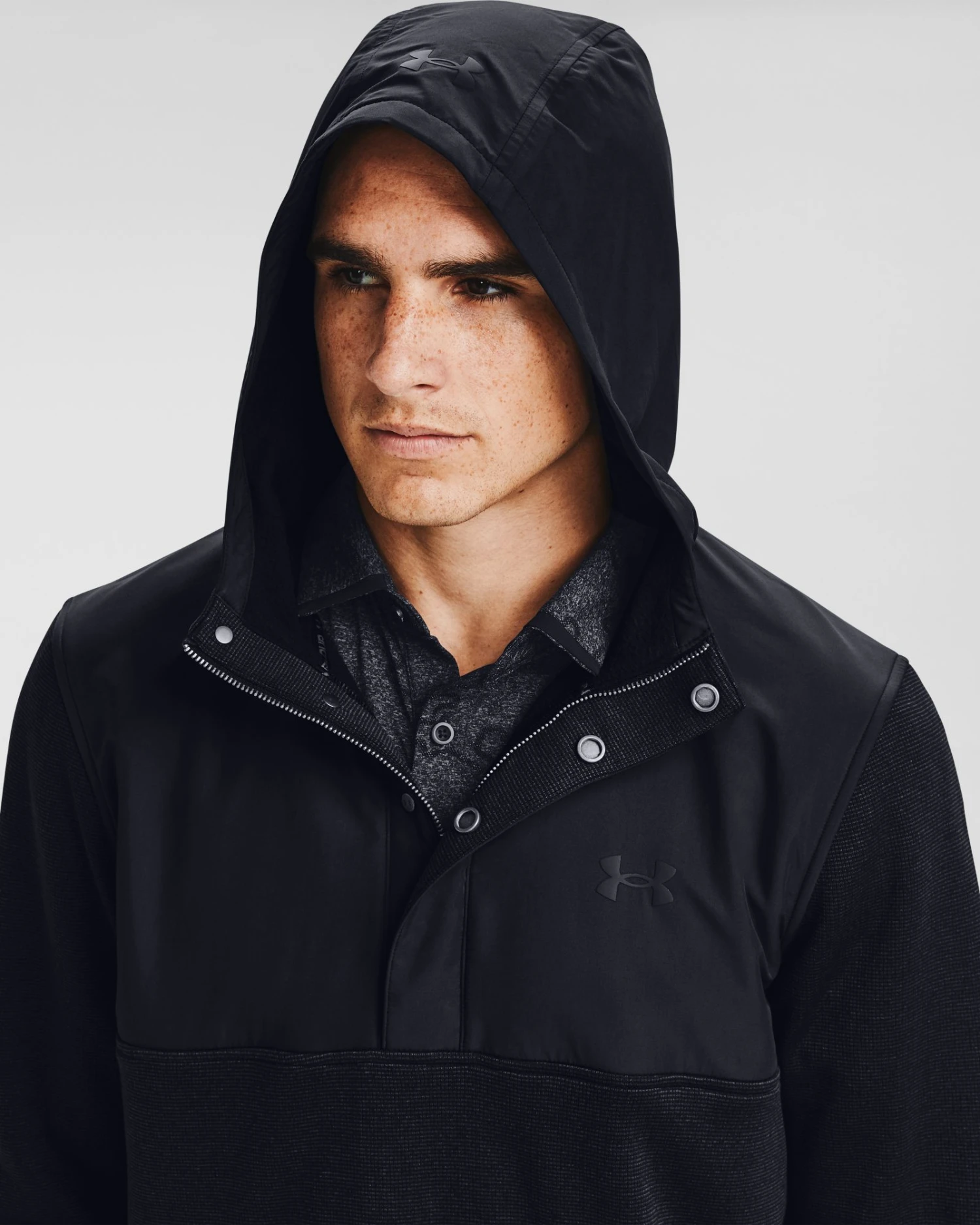 Under Armour Men's Storm SweateFleece Golf Hoodie Black 6 Under Armour Men's Storm SweateFleece Golf Hoodie Black - Image 4
