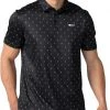 Black Clover Men's Four Leaf Golf Polo -Golf Apparel Shop unnamed file 7819