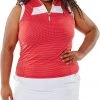 Nancy Lopez Golf Nancy Lopez Women's Zone Sleeveless Polo Cherry/white 2 Nancy Lopez Golf Nancy Lopez Women's Zone Sleeveless Polo Cherry/white -Golf Apparel Shop unnamed file 7838