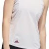 Adidas Women's HEAT.RDY Sleeveless Golf Polo Almost Pink