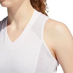 Adidas Women's HEAT.RDY Sleeveless Golf Polo Almost Pink 12 Adidas Women's HEAT.RDY Sleeveless Golf Polo Almost Pink -Golf Apparel Shop unnamed file 7885