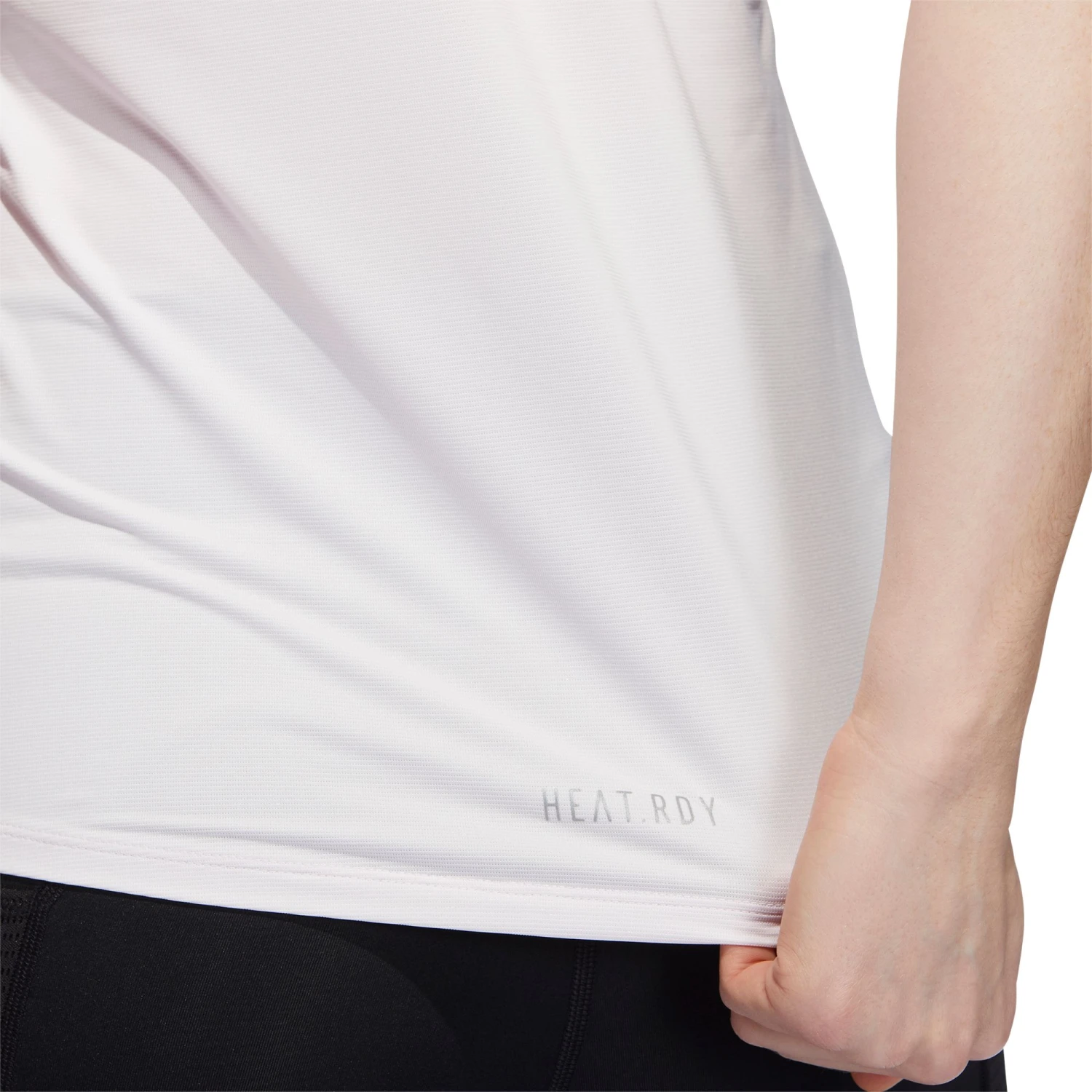 Adidas Women's HEAT.RDY Sleeveless Golf Polo Almost Pink 8 Adidas Women's HEAT.RDY Sleeveless Golf Polo Almost Pink - Image 6