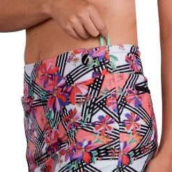 SwingDish Women's 16" Olivia Golf Skort Flower Power -Golf Apparel Shop unnamed file 7893