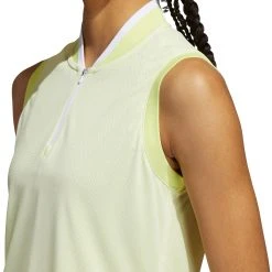 Adidas Women's Equipment Sleeveless Golf Polo Shirt Pulse Yellow 12 Adidas Women's Equipment Sleeveless Golf Polo Shirt Pulse Yellow -Golf Apparel Shop unnamed file 7944