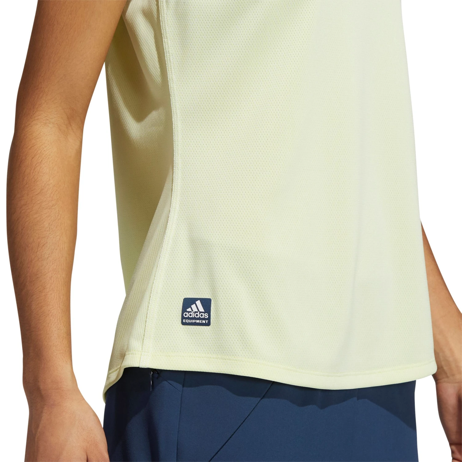 Adidas Women's Equipment Sleeveless Golf Polo Shirt Pulse Yellow 8 Adidas Women's Equipment Sleeveless Golf Polo Shirt Pulse Yellow - Image 6