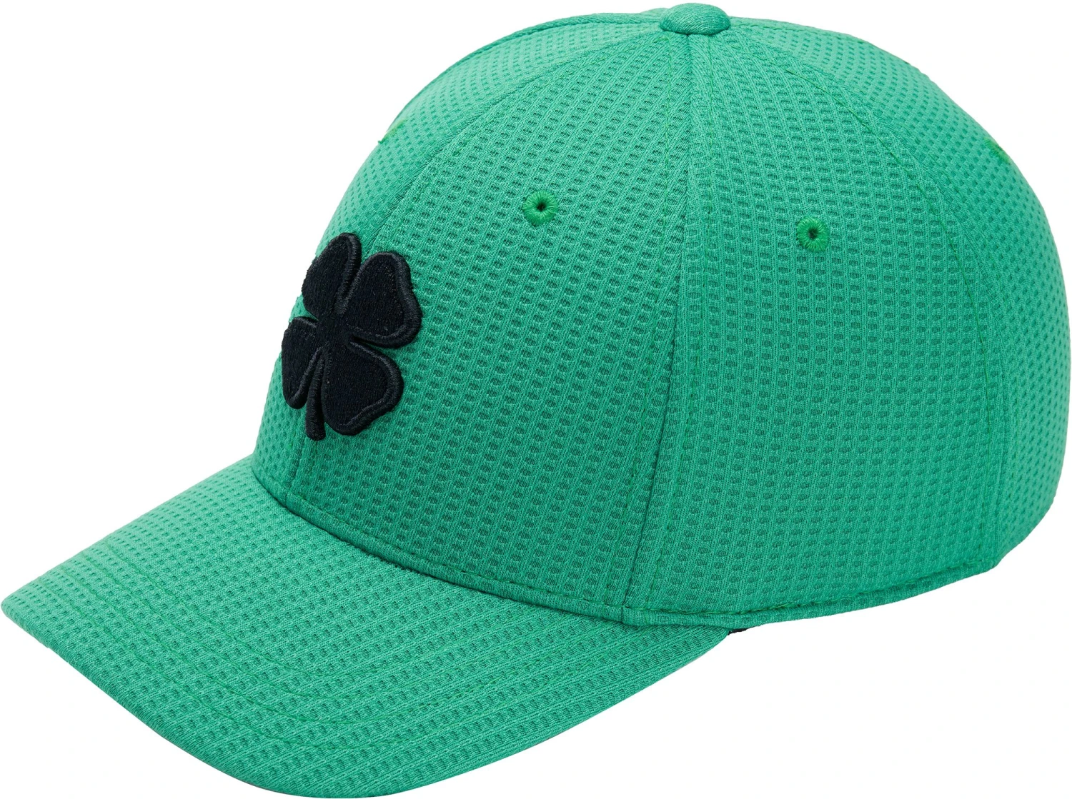 Black Clover Men's Flew Waffle 10 Fitted Golf Hat Green 5 Black Clover Men's Flew Waffle 10 Fitted Golf Hat Green - Image 3