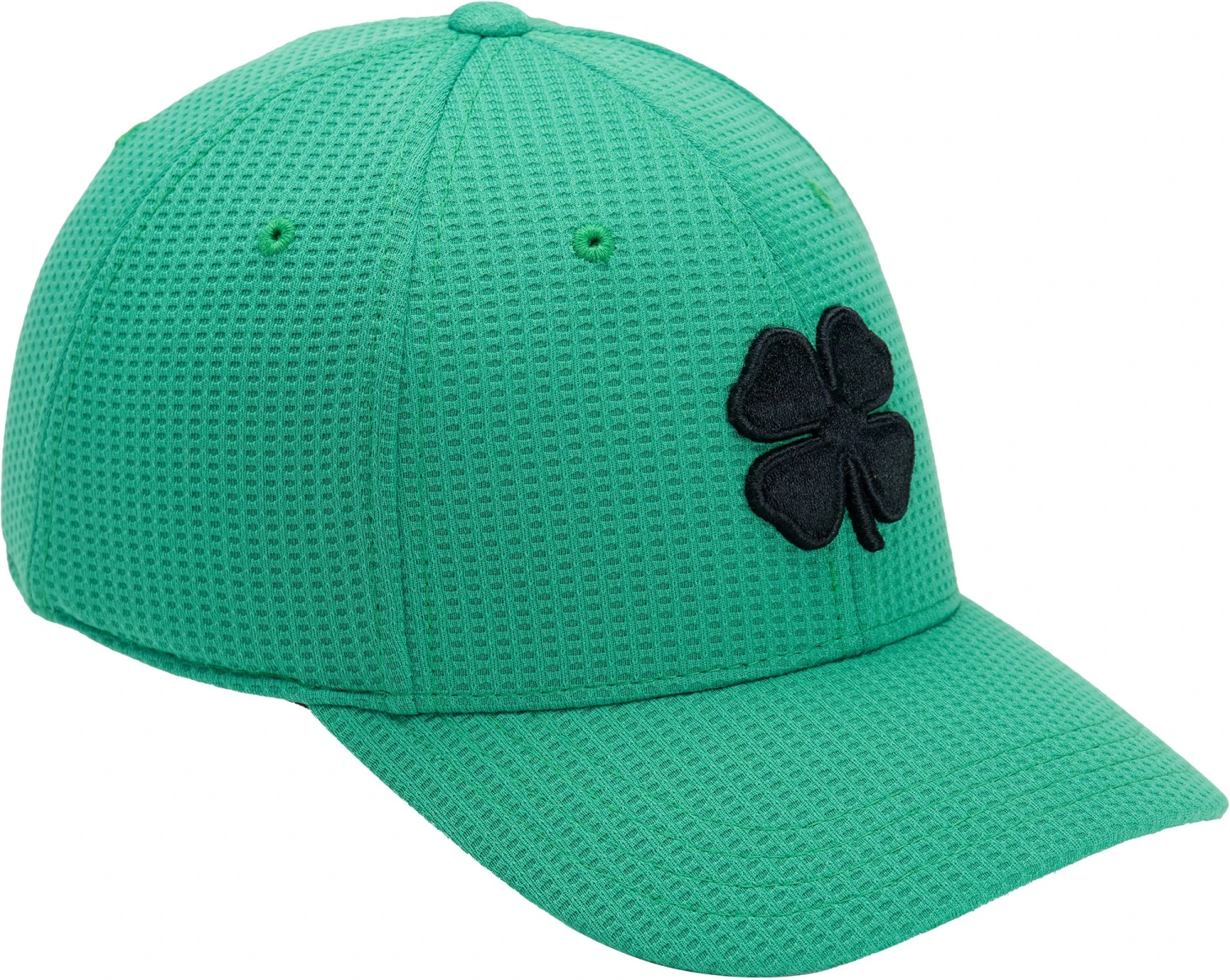 Black Clover Men's Flew Waffle 10 Fitted Golf Hat Green 6 Black Clover Men's Flew Waffle 10 Fitted Golf Hat Green - Image 4