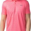 Black Clover Men's Paisley Golf Polo Psych Pink -Golf Apparel Shop unnamed file 8034
