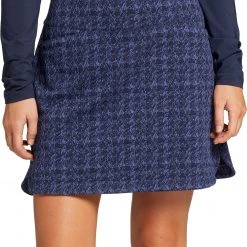 Lady Hagen Women's 17" Boucle Golf Skort Marlin/dark Navy