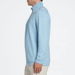 Walter Hagen Men's Perfect 11 Pique Midweight 1/4 Zip Golf Pullover Raspberry Sherbet -Golf Apparel Shop unnamed file 8102