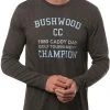 TravisMathew Men's Not Into It Long Sleeve Golf T-Shirt Heather Grey -Golf Apparel Shop unnamed file 8112