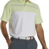 Footjoy Men's Lisle Engineered Pinstripe Self Collar Polo White/lime 2 Footjoy Men's Lisle Engineered Pinstripe Self Collar Polo White/lime -Golf Apparel Shop unnamed file 8278