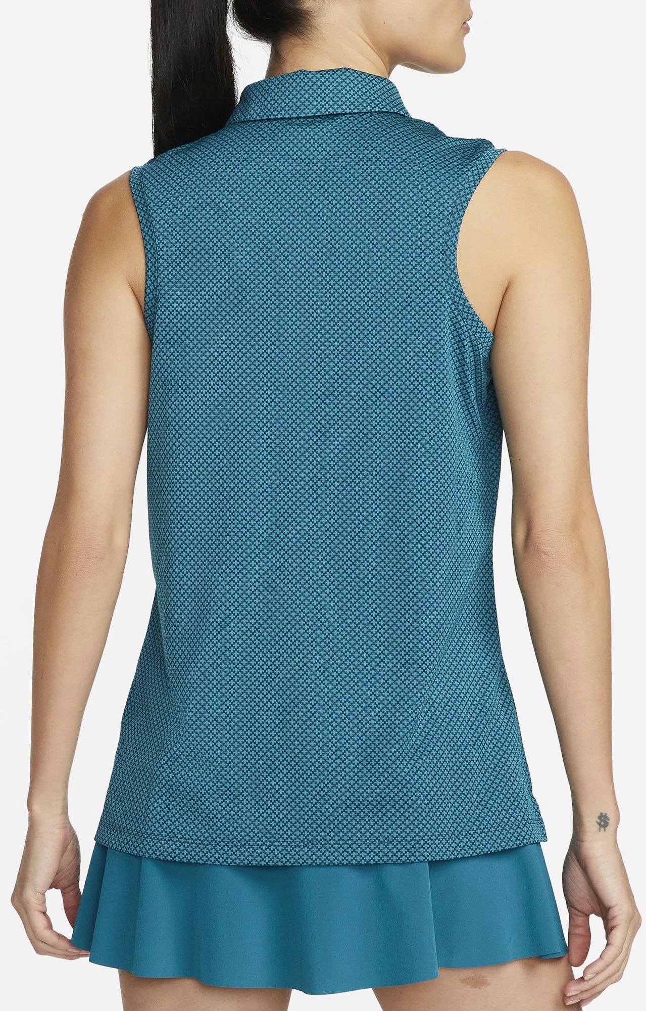 Nike Women's Dri-FIT Victory Golf Polo Pink Prime/marina 5 Nike Women's Dri-FIT Victory Golf Polo Pink Prime/marina - Image 3