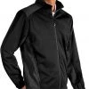 Antigua Men's Revolve Long Sleeve Full Zip Jacket Black/black Heather -Golf Apparel Shop unnamed file 8283