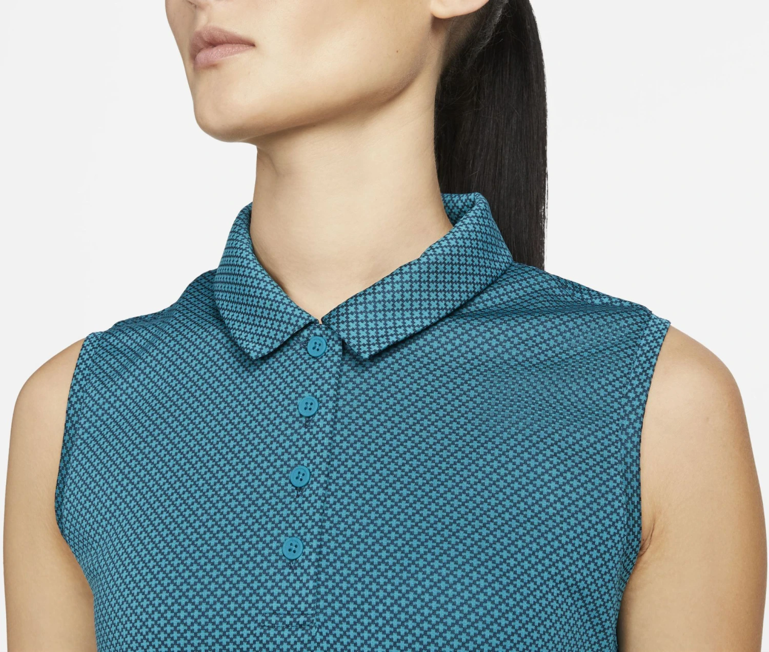 Nike Women's Dri-FIT Victory Golf Polo Pink Prime/marina 6 Nike Women's Dri-FIT Victory Golf Polo Pink Prime/marina - Image 4