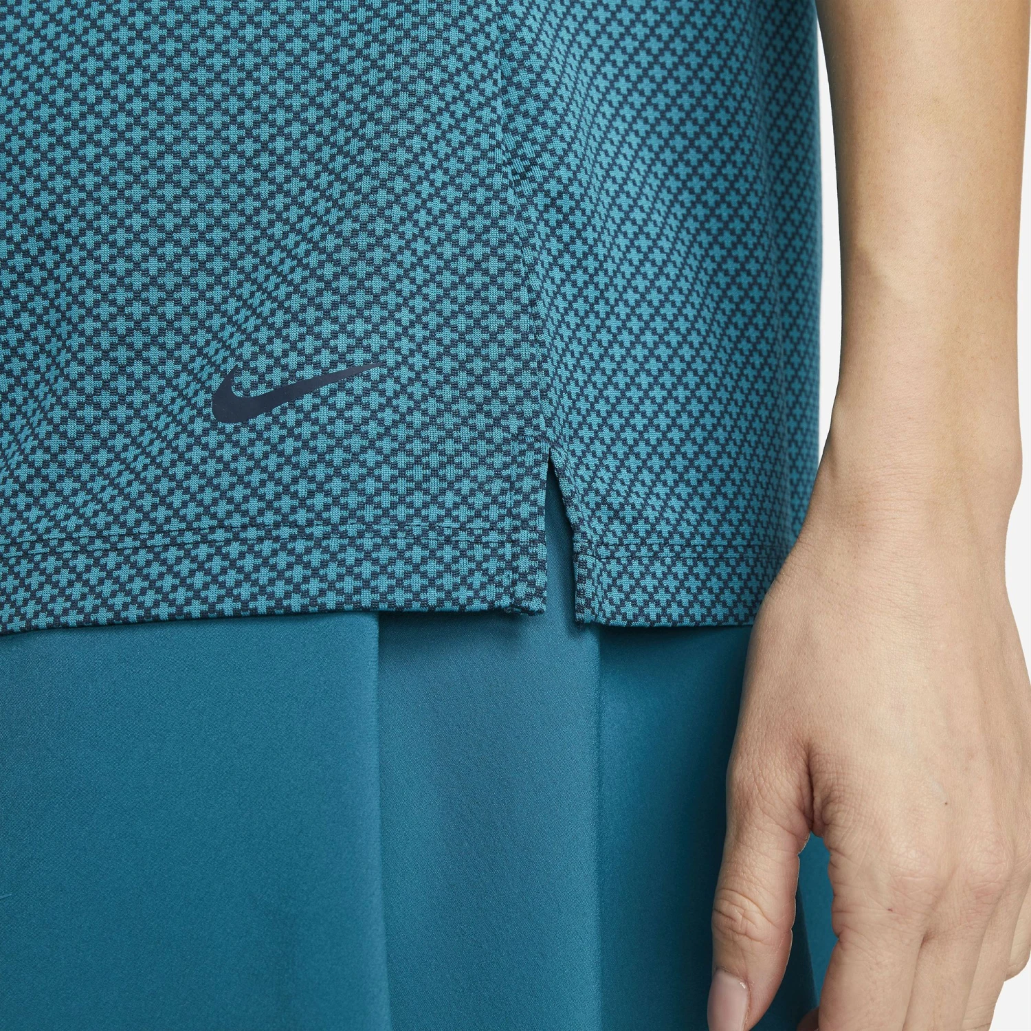 Nike Women's Dri-FIT Victory Golf Polo Pink Prime/marina 7 Nike Women's Dri-FIT Victory Golf Polo Pink Prime/marina - Image 5