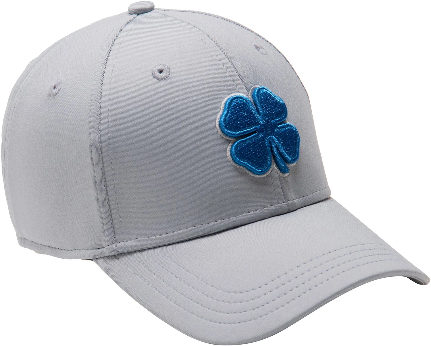 Black Clover Men's Premium Clover 103 Fitted Golf Hat Silver 5 Black Clover Men's Premium Clover 103 Fitted Golf Hat Silver - Image 3