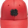 Black Clover Men's Pro Luck Fitted Golf Hat Red