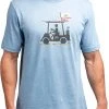 TravisMathew Men's Eureka T-Shirt Heather Blue 1 TravisMathew Men's Eureka T-Shirt Heather Blue -Golf Apparel Shop unnamed file 8419