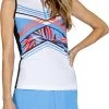 Tail Women's Akiko Sleeveless Golf Polo Pajaro Parallels -Golf Apparel Shop unnamed file 8446