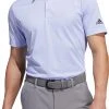 Adidas Men's Camo Golf Polo Shirt Violet Tone/white
