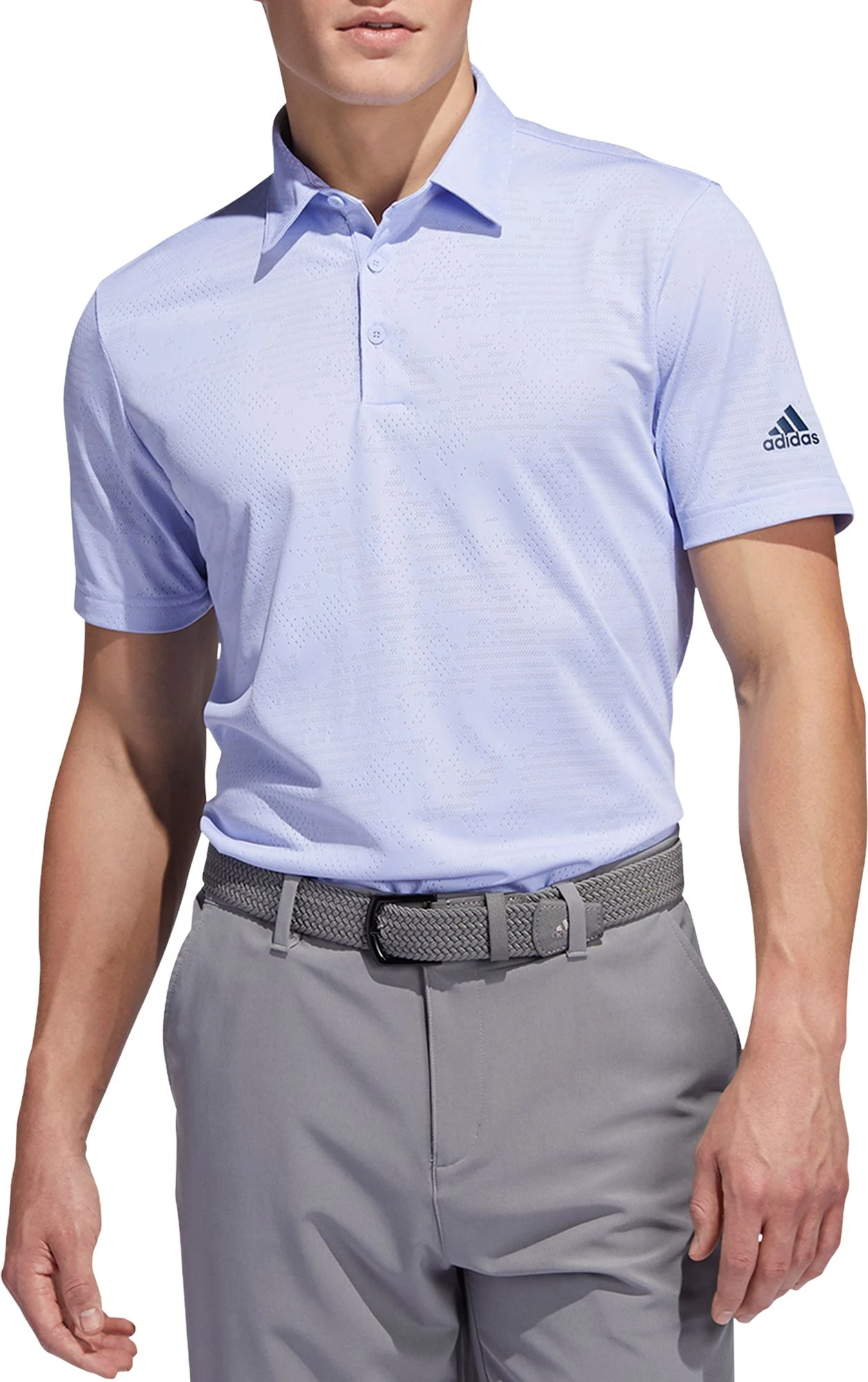 Adidas Men's Camo Golf Polo Shirt Violet Tone/white 3 Adidas Men's Camo Golf Polo Shirt Violet Tone/white