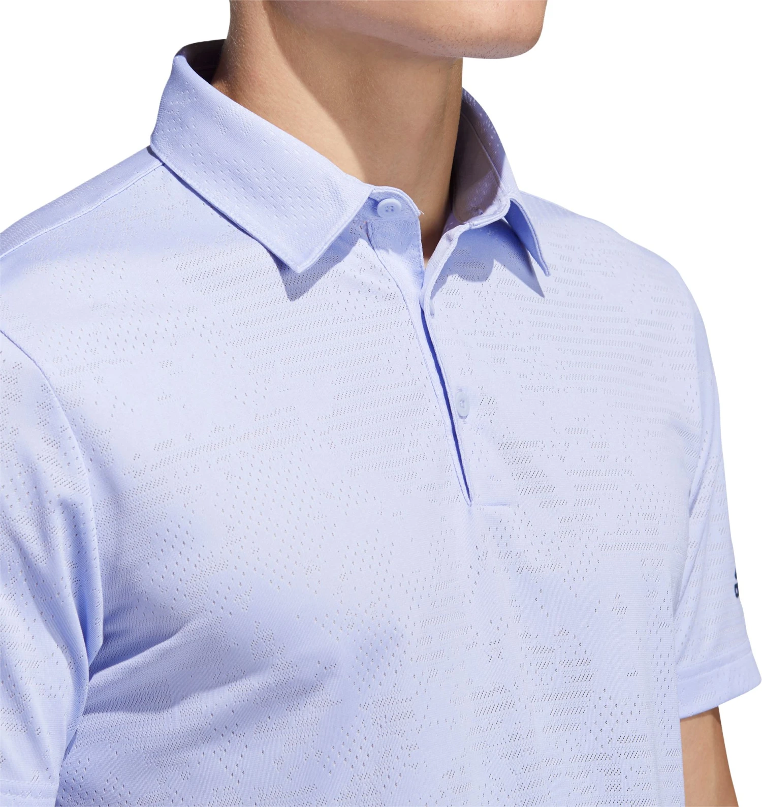 Adidas Men's Camo Golf Polo Shirt Violet Tone/white 5 Adidas Men's Camo Golf Polo Shirt Violet Tone/white - Image 3