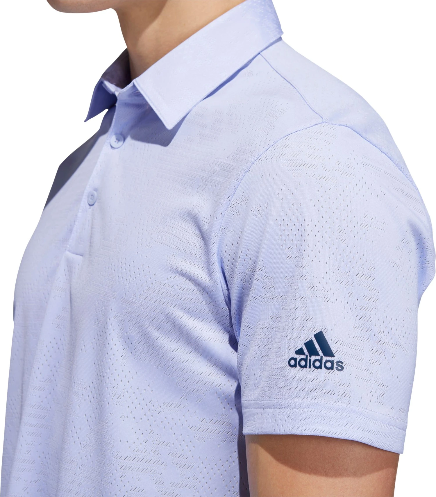 Adidas Men's Camo Golf Polo Shirt Violet Tone/white 6 Adidas Men's Camo Golf Polo Shirt Violet Tone/white - Image 4