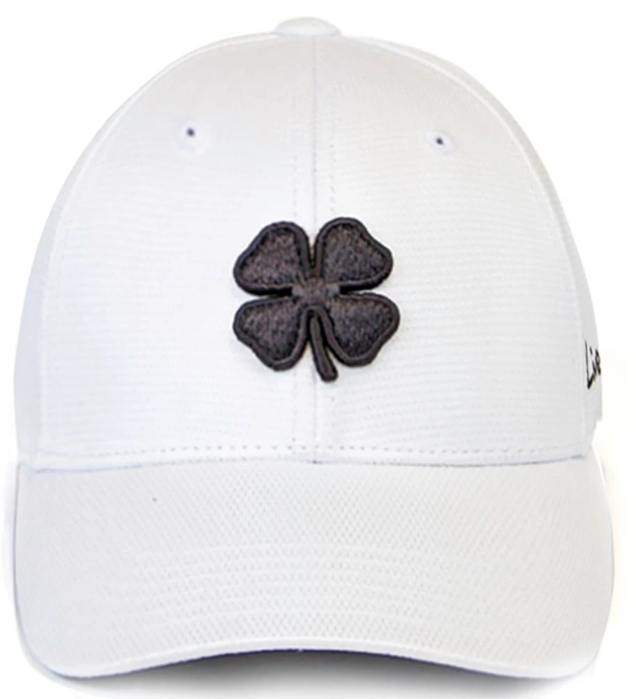 Black Clover Men's Pro Luck Golf Hat Black/white 3 Black Clover Men's Pro Luck Golf Hat Black/white