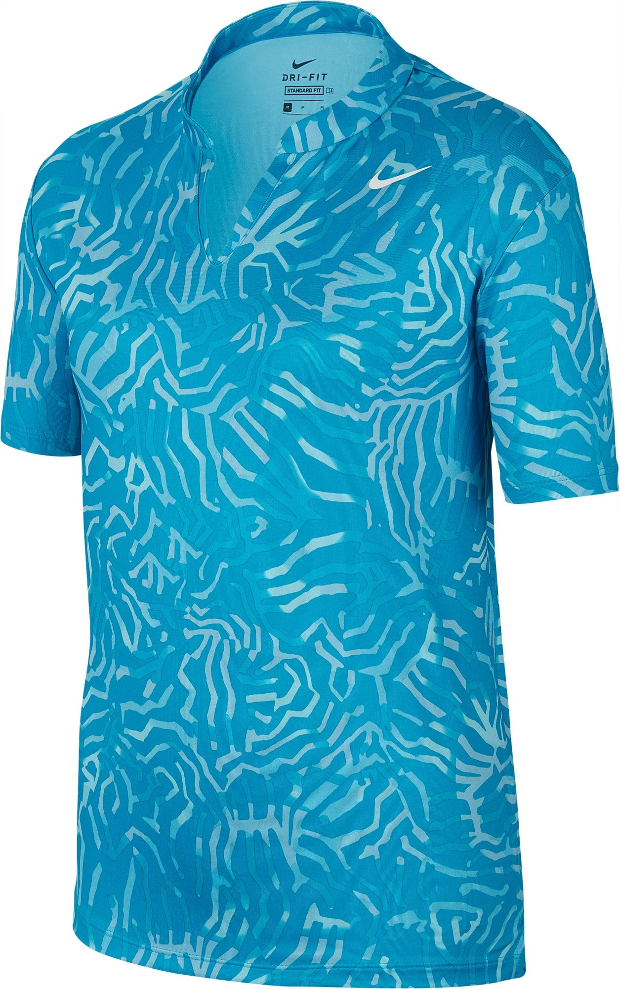 Nike Girls' Dri-FIT Printed Golf Polo Laser Blue 3 Nike Girls' Dri-FIT Printed Golf Polo Laser Blue
