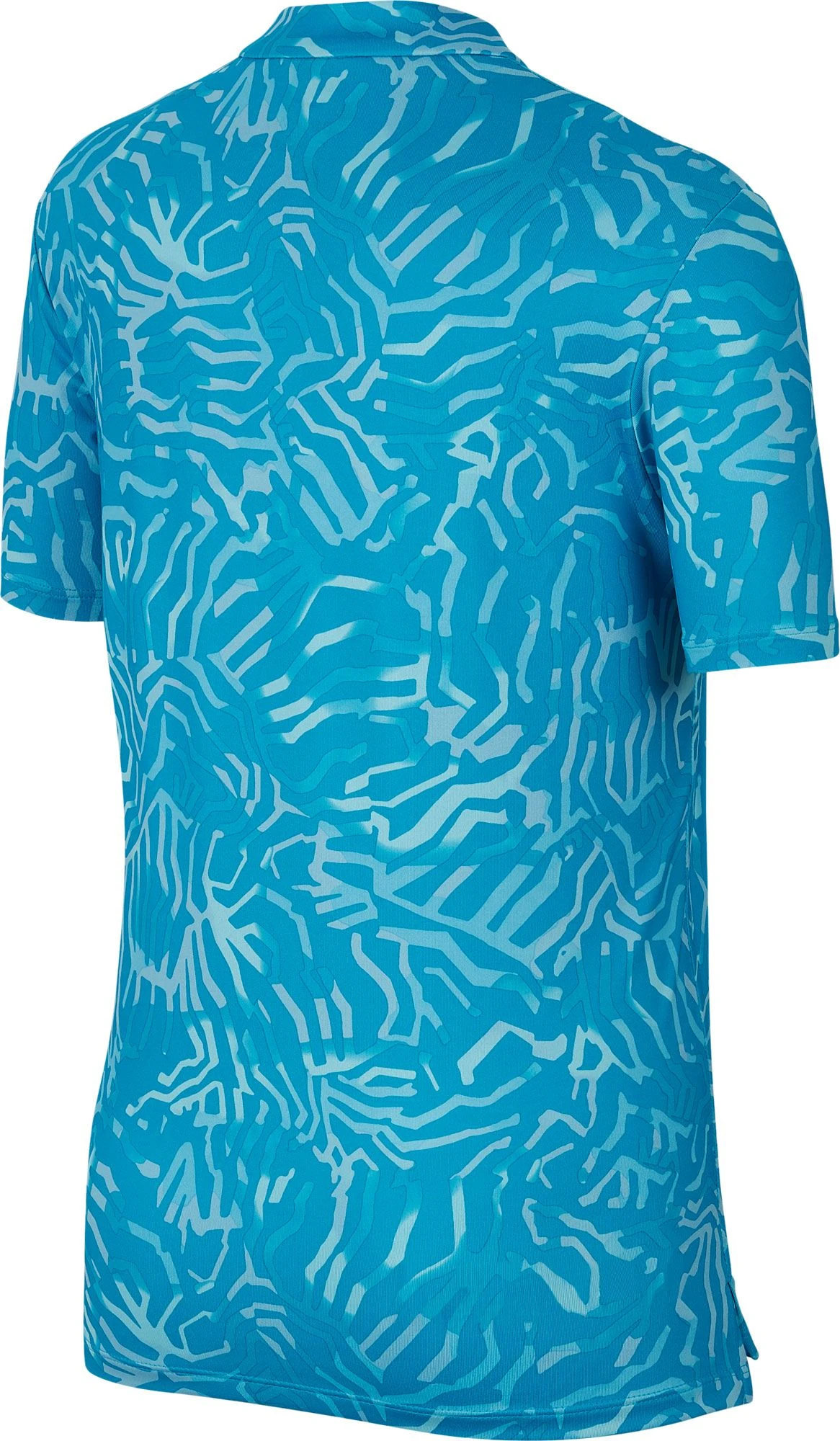 Nike Girls' Dri-FIT Printed Golf Polo Laser Blue 4 Nike Girls' Dri-FIT Printed Golf Polo Laser Blue - Image 2