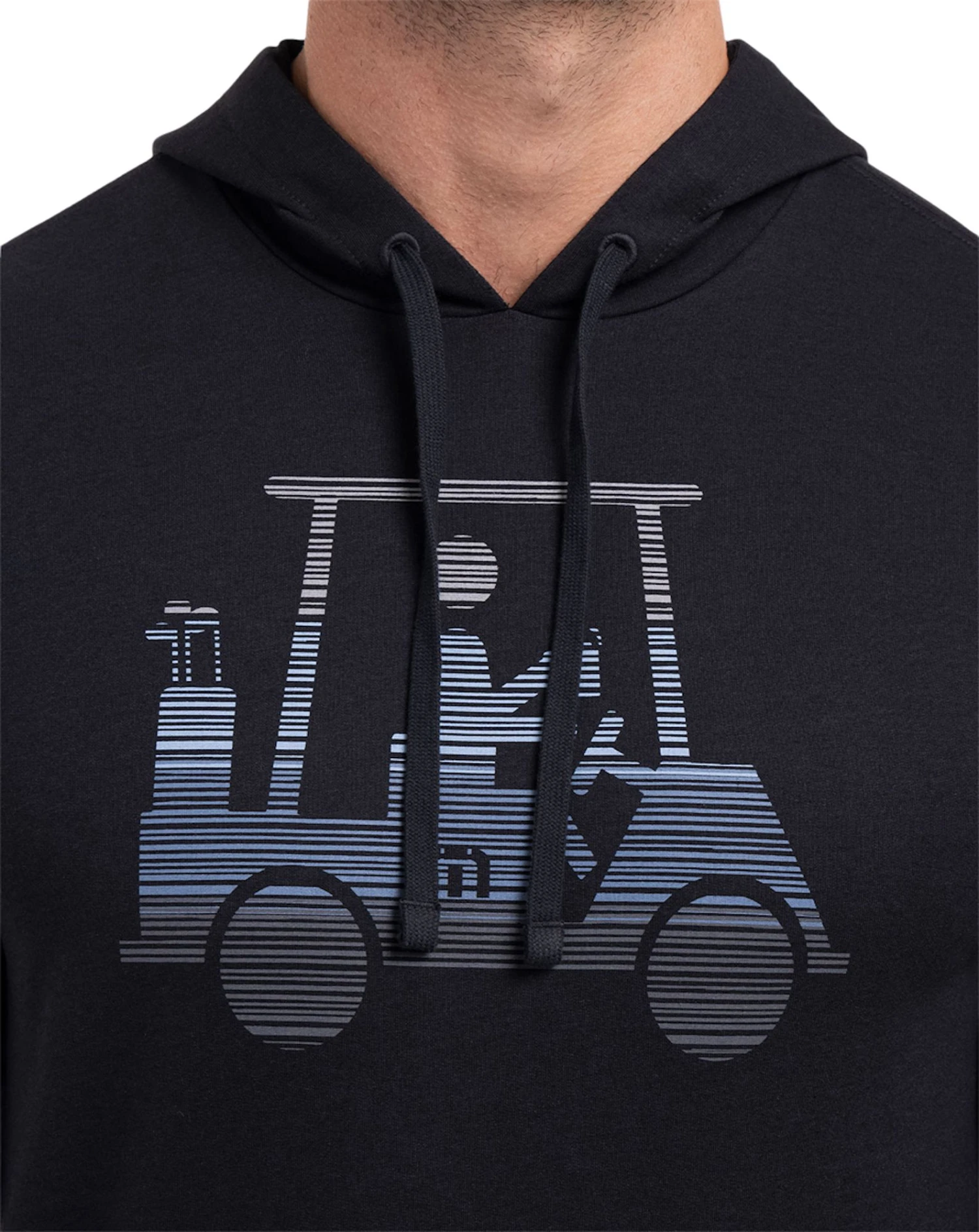 TravisMathew Men's Stormy Point Golf Hoodie Black 6 TravisMathew Men's Stormy Point Golf Hoodie Black - Image 4