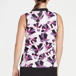 Slazenger Women's Night Printed Sleeveless Golf Polo Plum Floral 6 Slazenger Women's Night Printed Sleeveless Golf Polo Plum Floral -Golf Apparel Shop unnamed file 8612