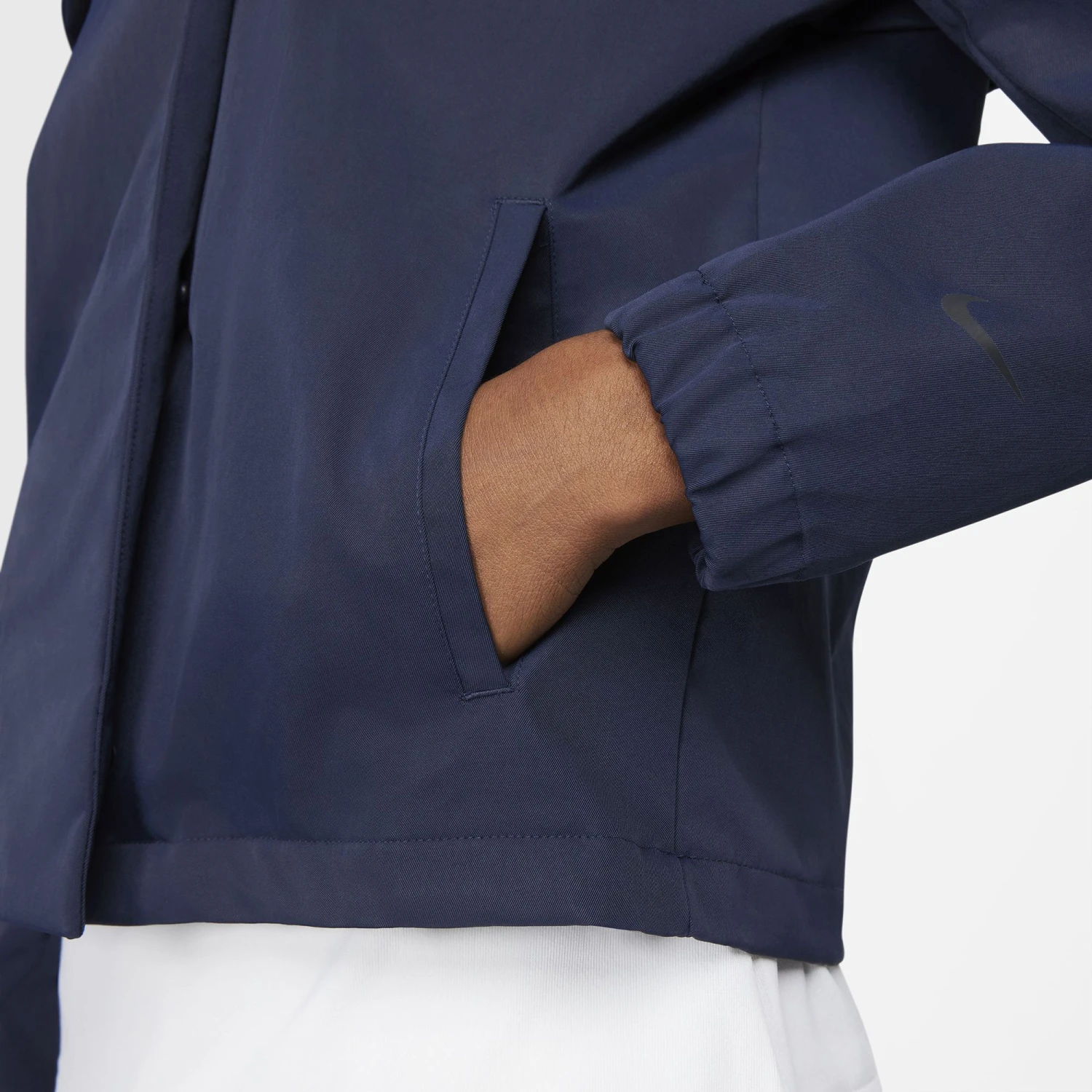 Nike Women's Repel Full Zip Jacket Obsidian/black 6 Nike Women's Repel Full Zip Jacket Obsidian/black - Image 4