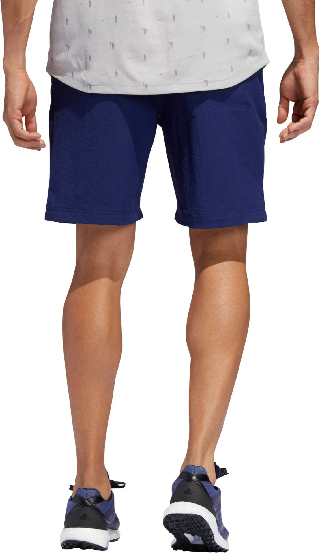 Adidas Men's Adicross Hybrid 8'' Golf Shorts Dark Blue 4 Adidas Men's Adicross Hybrid 8'' Golf Shorts Dark Blue - Image 2