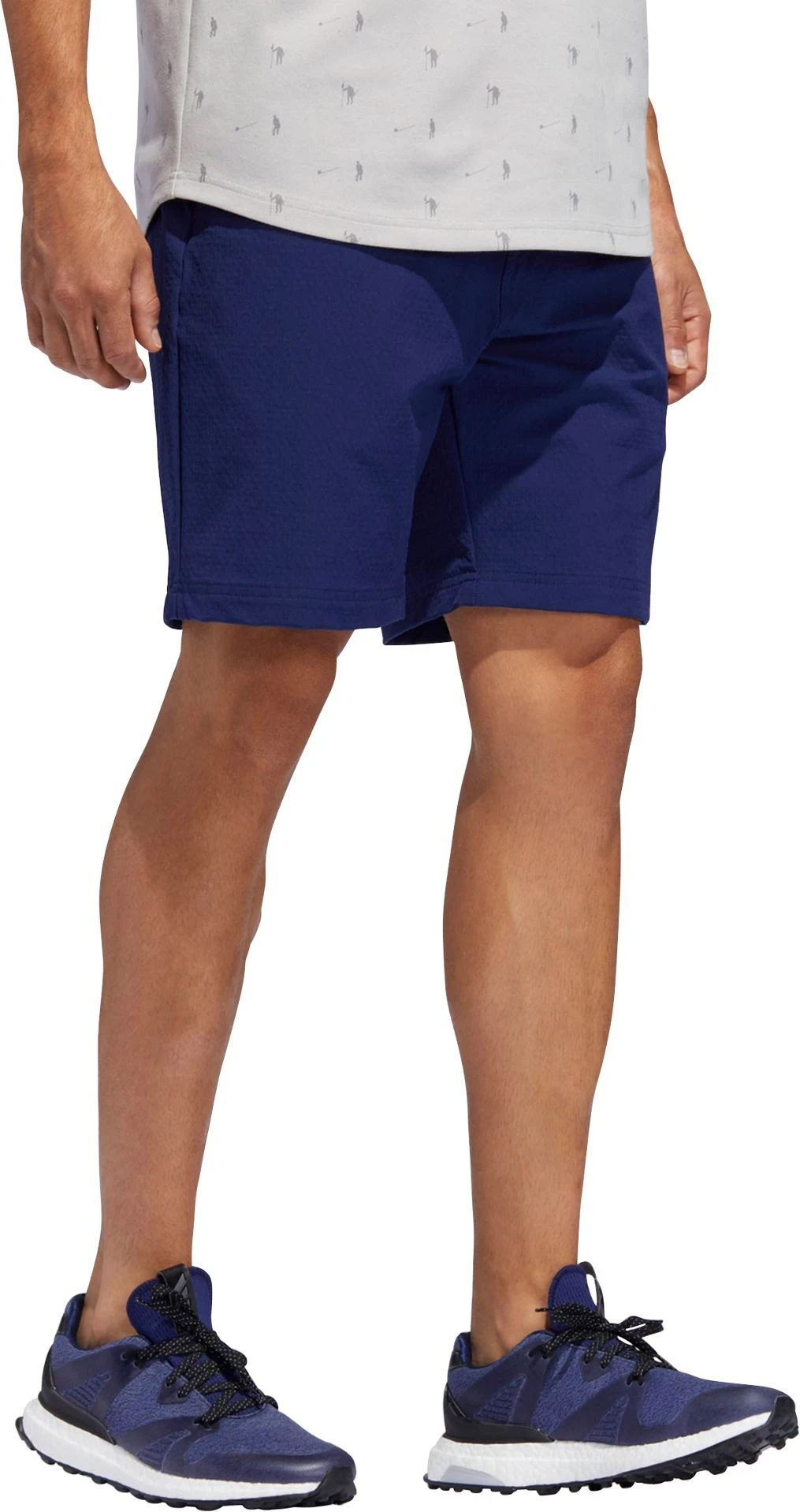 Adidas Men's Adicross Hybrid 8'' Golf Shorts Dark Blue 6 Adidas Men's Adicross Hybrid 8'' Golf Shorts Dark Blue - Image 4