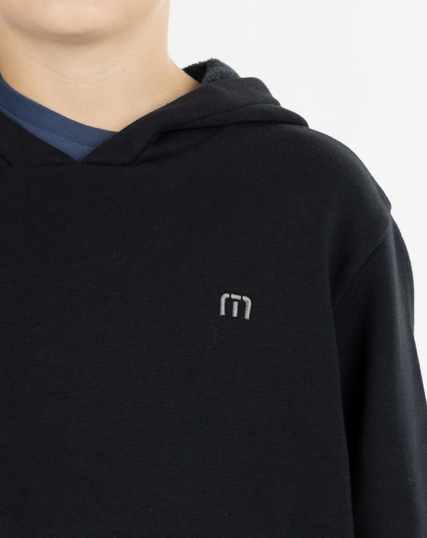 TravisMathew Boys' J Cloud Golf Hoodie Black 5 TravisMathew Boys' J Cloud Golf Hoodie Black - Image 3