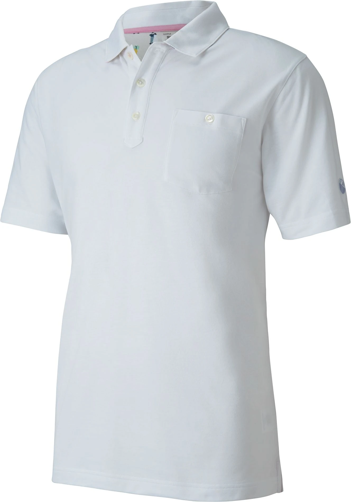 PUMA X Arnold Palmer Men's Signature Pocket Golf Polo Mirage Gray 3 PUMA X Arnold Palmer Men's Signature Pocket Golf Polo Mirage Gray