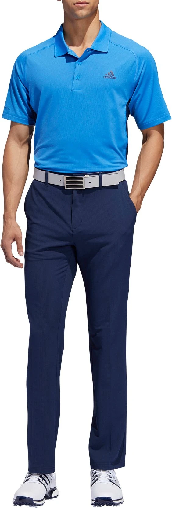 Adidas Men's Ultimate365 Climacool Solid Golf Polo True Blue/collegiate Navy 10 Adidas Men's Ultimate365 Climacool Solid Golf Polo True Blue/collegiate Navy - Image 8