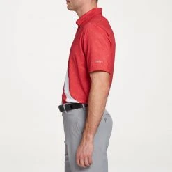 Walter Hagen Men's Perfect 11 USA Waving Flag Print Golf Polo Waving Flag Positive Red 11 Walter Hagen Men's Perfect 11 USA Waving Flag Print Golf Polo Waving Flag Positive Red -Golf Apparel Shop unnamed file 876