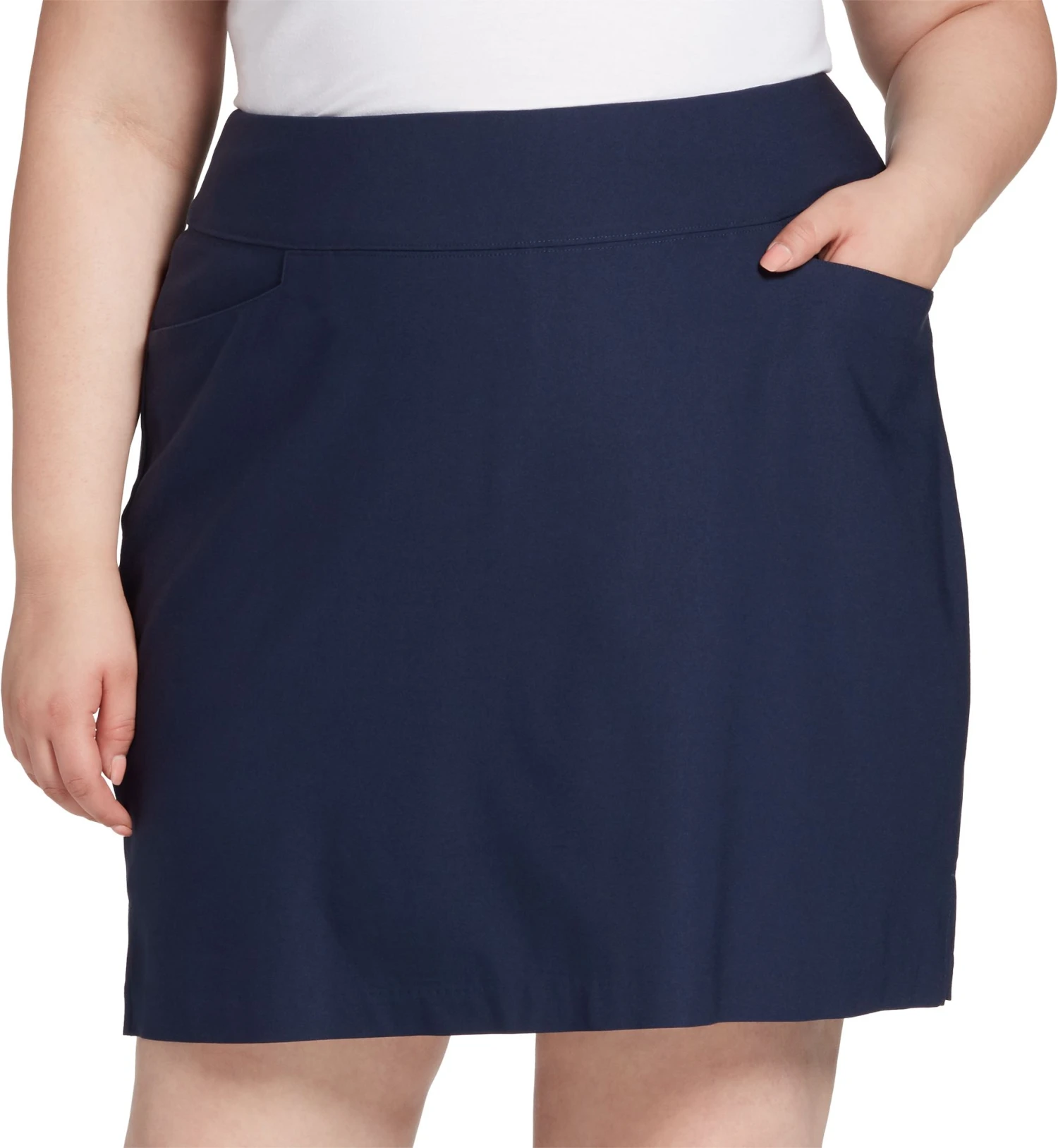 Lady Hagen Women's Solid Core 17'' Golf Skort – Extended Sizes Black 3 Lady Hagen Women's Solid Core 17'' Golf Skort – Extended Sizes Black