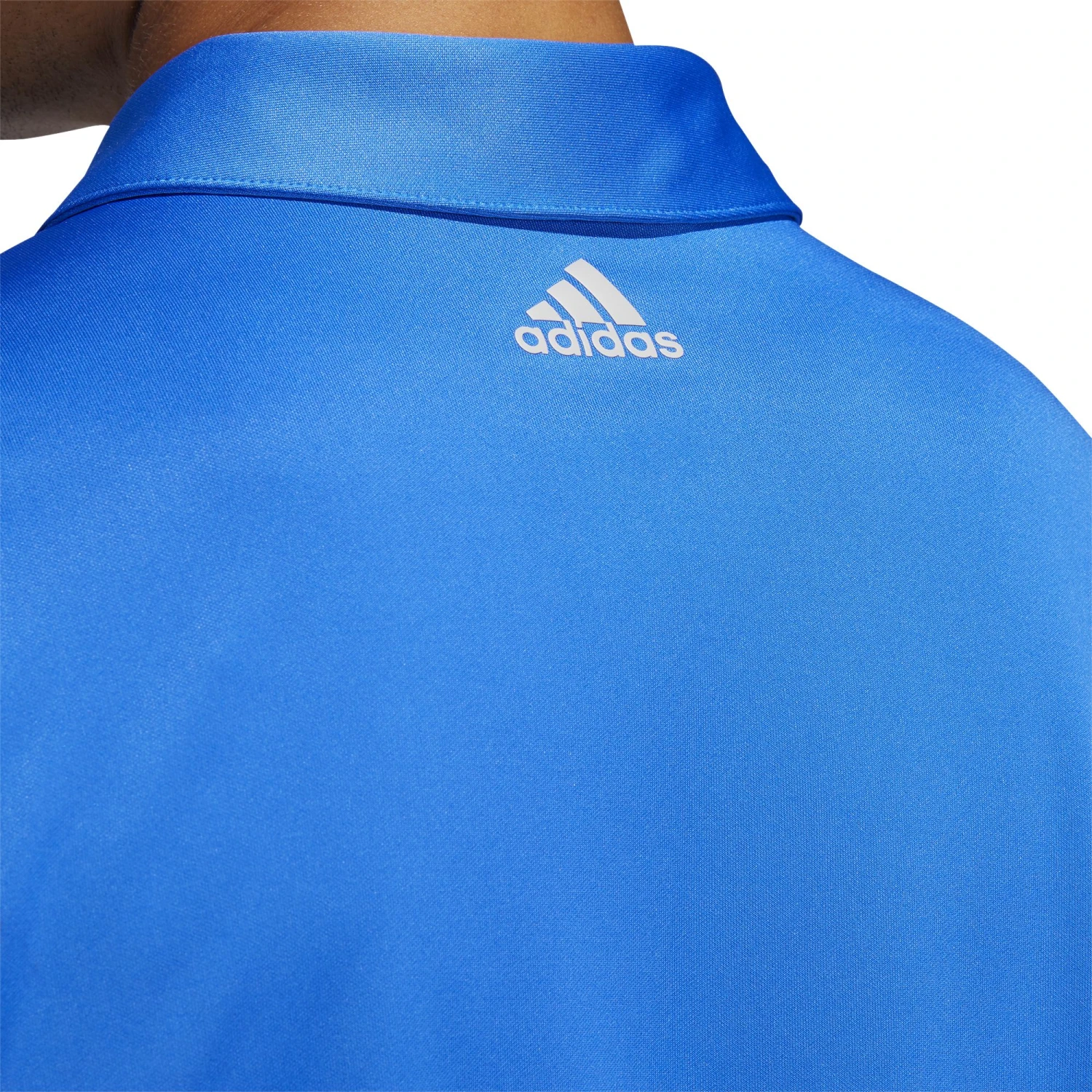 Adidas Men's 3-Stripe Basic Golf Polo Grey Three/black 6 Adidas Men's 3-Stripe Basic Golf Polo Grey Three/black - Image 4