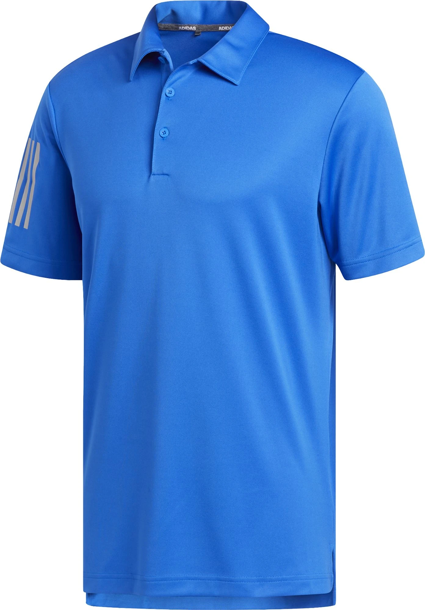 Adidas Men's 3-Stripe Basic Golf Polo Grey Three/black 8 Adidas Men's 3-Stripe Basic Golf Polo Grey Three/black - Image 6