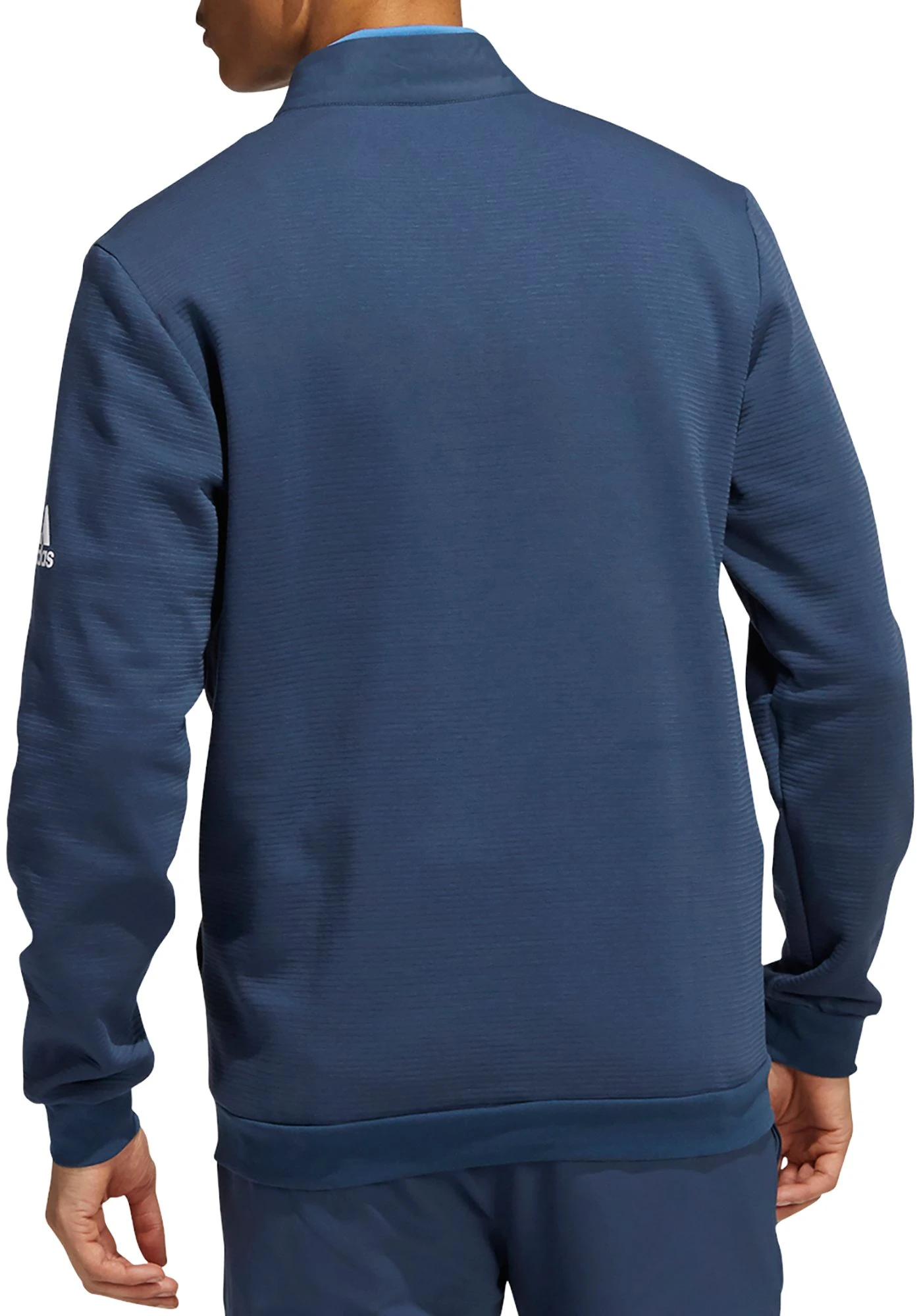 Adidas Men's Hybrid COLD.RDY 1/4 Zip Golf Pullover Crew Navy 4 Adidas Men's Hybrid COLD.RDY 1/4 Zip Golf Pullover Crew Navy - Image 2