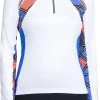 Tail Women's Paisley 1/4 Zip Golf Pullover Chalk 2 Tail Women's Paisley 1/4 Zip Golf Pullover Chalk -Golf Apparel Shop unnamed file 8851