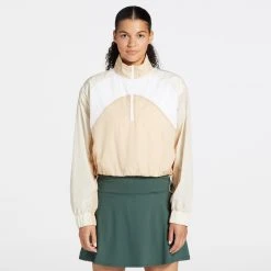 CALIA Women's Golf Cropped Windbreaker Dark Evergreen