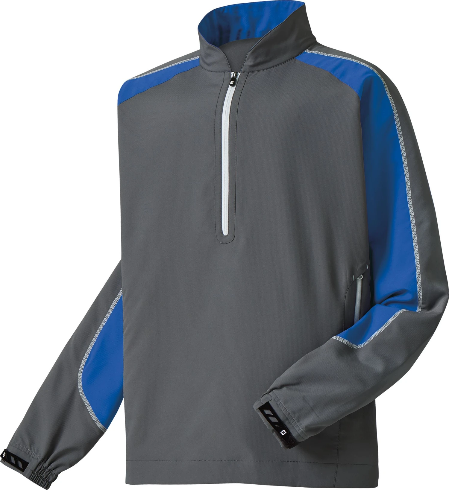 FootJoy Men's Sport Windshirt Charcoal/royal 3 FootJoy Men's Sport Windshirt Charcoal/royal